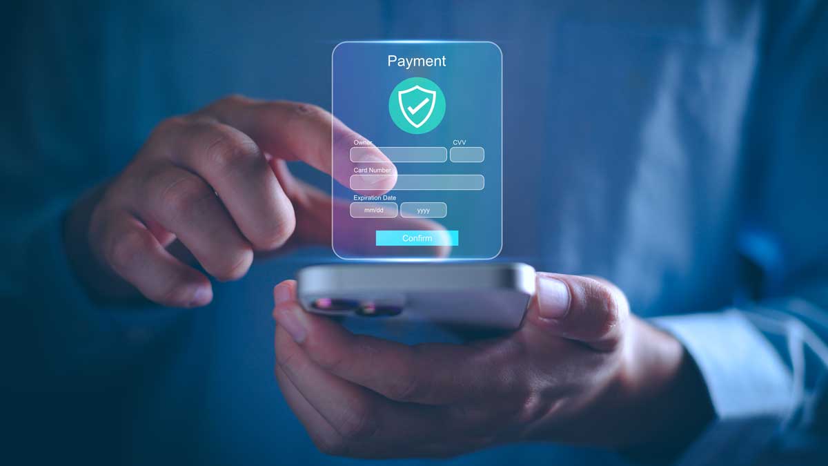 Gráfico digital que representa la seguridad de datos bancarios en entornos digitales.